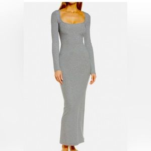 NWT Skims Soft Lounge Long Sleeve Dress